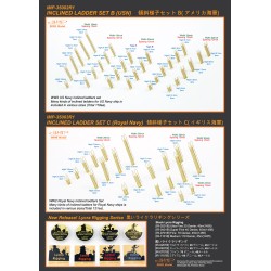 Infini Model IMP-35003R1 WW2 IJN Ensemble d'échelles inclinées Set C 1:350