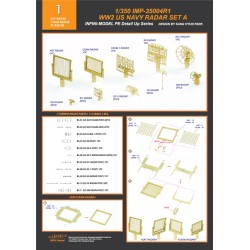Infini Model IMP-35004R1 WW2 US Navy Radar Set 1:350