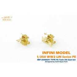 Infini Model IMP-35006R1 IJN Type 96 25mm Twin AA gun set 1:350