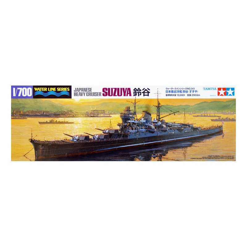 Tamiya 31343 – Croiseur Lourd Suzuya – Flotte Combinée 1:700