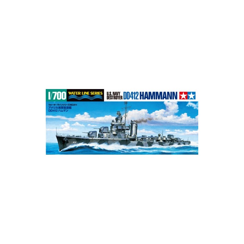 Tamiya 31911 DD412 Hammann 1:700