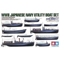 Tamiya 78026 WWII Ensemble de bateaux utilitaires de la marine japonaise 1:350