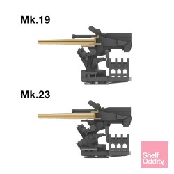 Shelf Oddity - SO700186 - 1:700 USN 5"/25 cal simple pistolet AA Mk 23 Mount