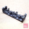 Shelf Oddity - SO700185 - 1:700 USN 5"/25 cal simple pistolet AA Mk 19 Mount