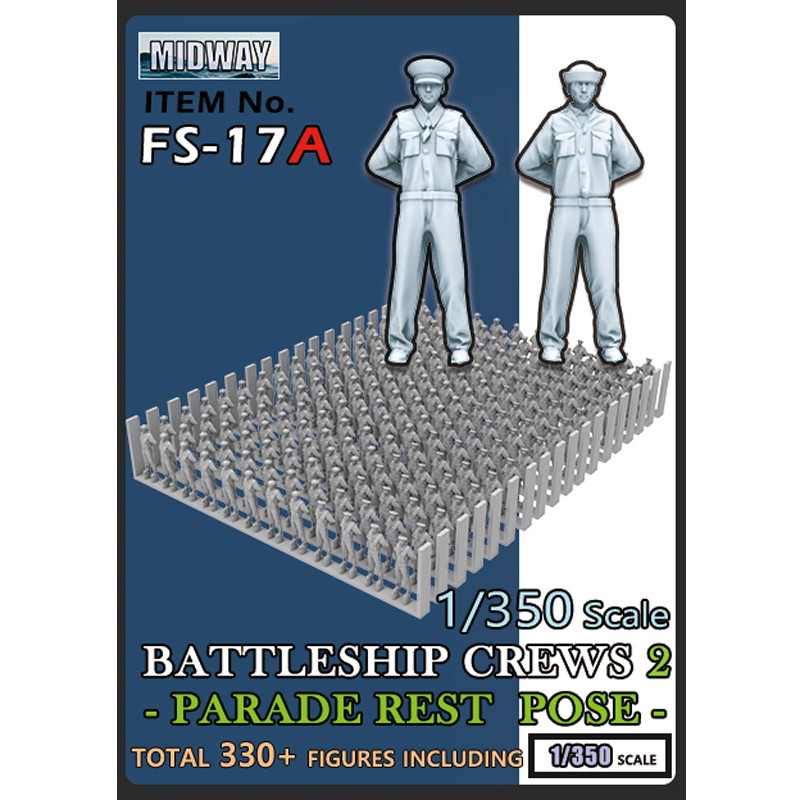 Tori Factory FS-17A US BattleShip Crews-2 : Parade Repos (1/350)