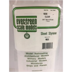 Evergreen EG9006 - Plaque transp. 0.25 (2p.)  [J 2]