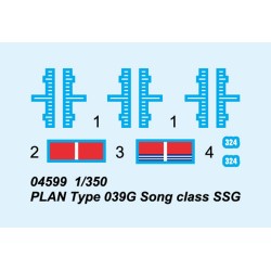 Trumpeter 4599 – Plan Type 039G Song Class SSG 1:350