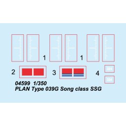 Trumpeter 4599 – Plan Type 039G Song Class SSG 1:350