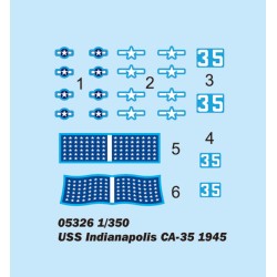 Trumpeter 5326 – USS Indianapolis CA-35 1945 1:350