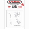 AJM Models - D077 - Charges De Profondeur De Lanceur 1:350