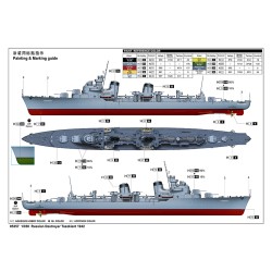 Trumpeter 5357 - Russian destroyer Taszkient 1942 1:350