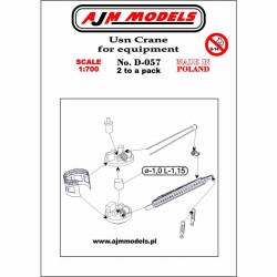 AJM Models - D057 - Grue USN Pour Équipement 1:700
