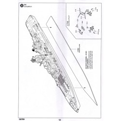 Trumpeter 5709 - Croiseur de bataille Kalinin de la marine de l'URSS 1:700