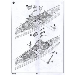 Trumpeter 5712 - Cuirassé Tirpitz Allemagne 1944 1:700