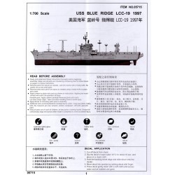 Trumpeter 5715 - USS Blue Ridge LCC-19 1997 1:700