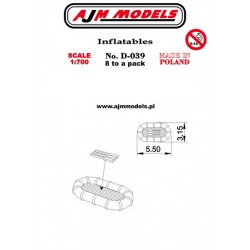 AJM Models - D039 - Radeau...