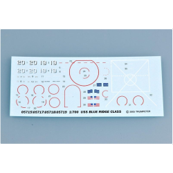 Trumpeter 5719 - USS Mont Whitney LCC 20 Version 1997 1:700