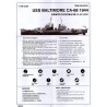 Trumpeter 5725 - USS Baltimore CA-68 version 1944 1:700