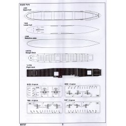 Trumpeter 5727 - USS Hornet CV-8 1:700