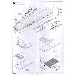 Trumpeter 5727 - USS Hornet CV-8 1:700