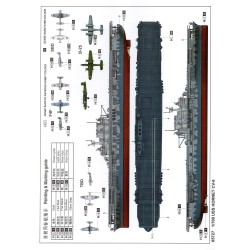 Trumpeter 5727 - USS Hornet CV-8 1:700