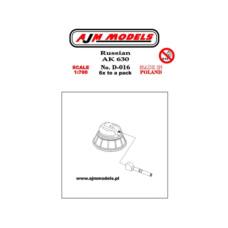 AJM Models - D016 - Ak Russe 630 1:700