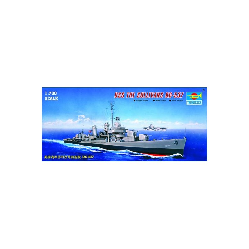 Trumpeter 5731 - USS THE SULLIVANS DD-537  1:700