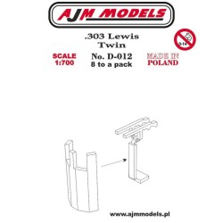 AJM Models - D012 - 303 Lewis Twin 1:700