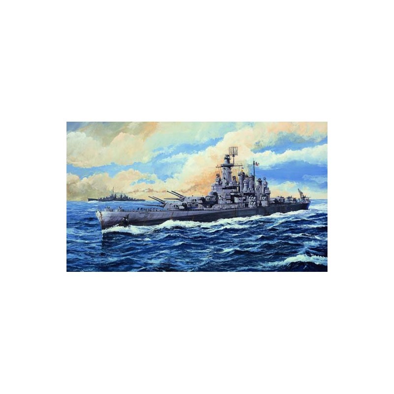 Trumpeter 5735 - USS Washington BB-56 1:700