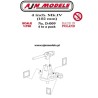 AJM Models - D009 - 4 Pouces. Mk Iv (102 Mm) 1:700