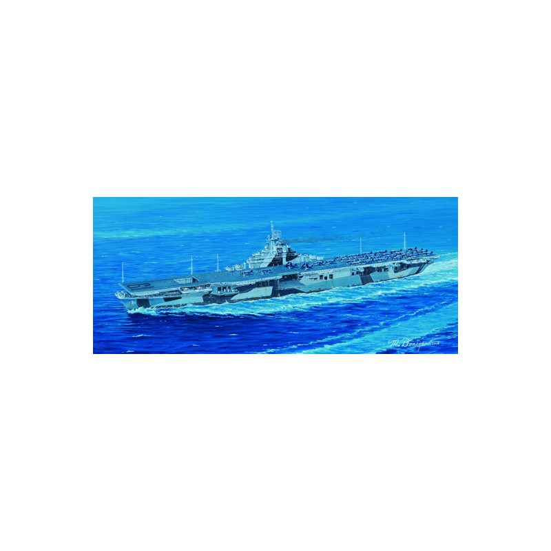Trumpeter 5737 - USS HANCOCK CV-19 1:700