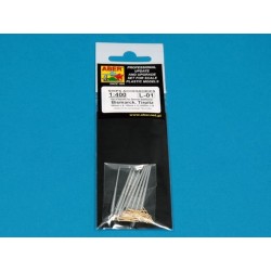 Aber S 1:400 L-01 – Canons pour Bismarck / Tirpitz