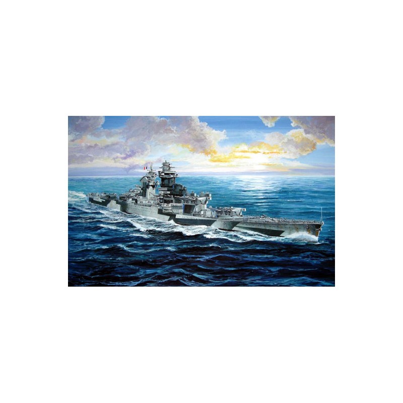 Trumpeter 5750 - French battleship Richelieu 1943 1:700