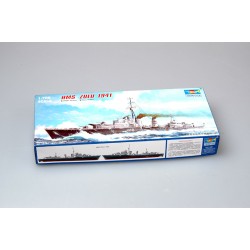 Trumpeter 5758 - Tribal-class destroyer HMS Zulu (F18)1941 1:700