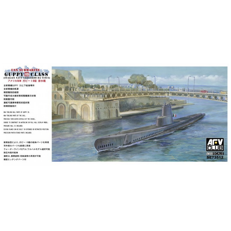 AVF SE73512 GUPPY IB Submarine 1:350