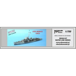 NikoModel 7021 – USS Bebas 1943 (1/700) – Maquette Résine