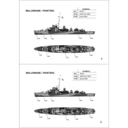 Niko Model - 7021 USS Bebas 1943 1/700