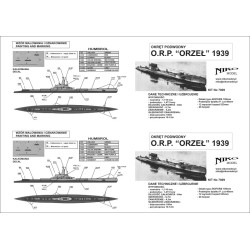 NikoModel 7009 – O.R.P. Orzeł wz.39 (1/700) – Maquette Résine