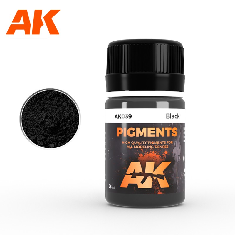 Ak Interactive Ak039 Pigments Noir 35ml