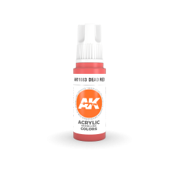 Ak Interactive Ak11083 Peinture Acrylique 3g Rouge mort 17ml