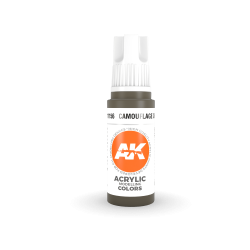 Ak Interactive Ak11156 Peinture Acrylique 3g Vert camouflage 17ml