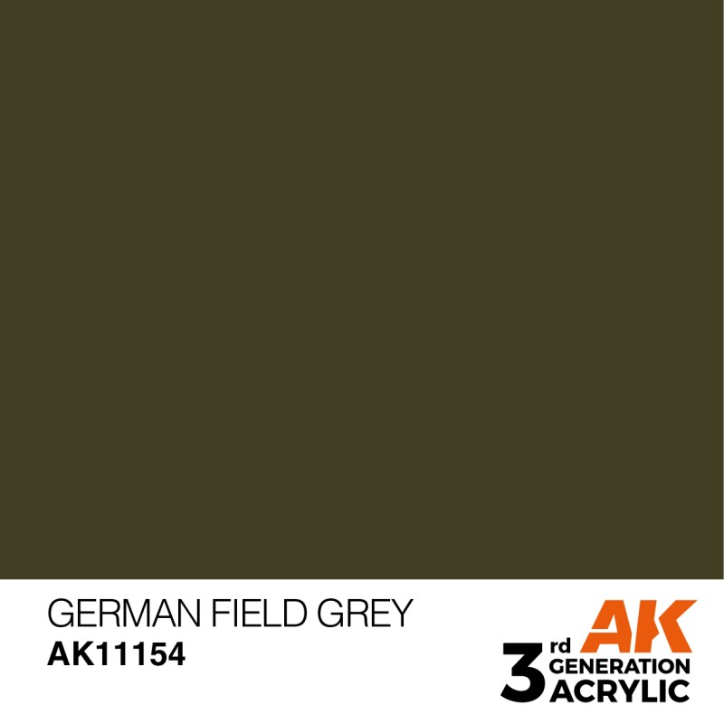 Ak Interactive Ak11154 Peinture Acrylique 3g Gris Allemand 17ml