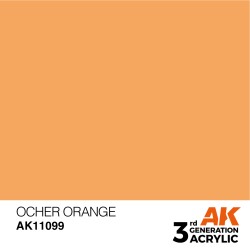 Ak Interactive Ak11099 Peinture Acrylique 3g Ocre orange 17ml