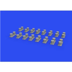 Eduard 653010 – WWII USN Battleship Bollards 1/350
