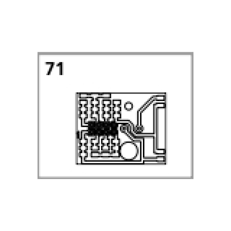 Piko HO - 52500/71 Circuit imprimé (BB67000)