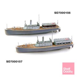 Shelf Oddity SO700157 – Barges de Cérémonie à Moteur Vers.2 (1:700)