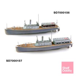 Shelf Oddity	SO70156 -1: 700 barges de cérémonie à pinasses à moteur de 17 mm Vers1