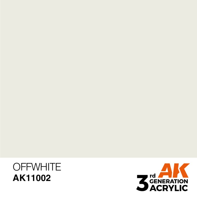 Ak Interactive Ak11002 Peinture Acrylique 3g Blanc Cassé 17ml