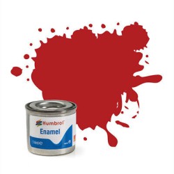 Humbrol 153 – Insignia Rouge Mat (14ml Peinture Émail)