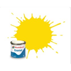 Humbrol 69 – Jaune Brillant (14ml Peinture Émail)